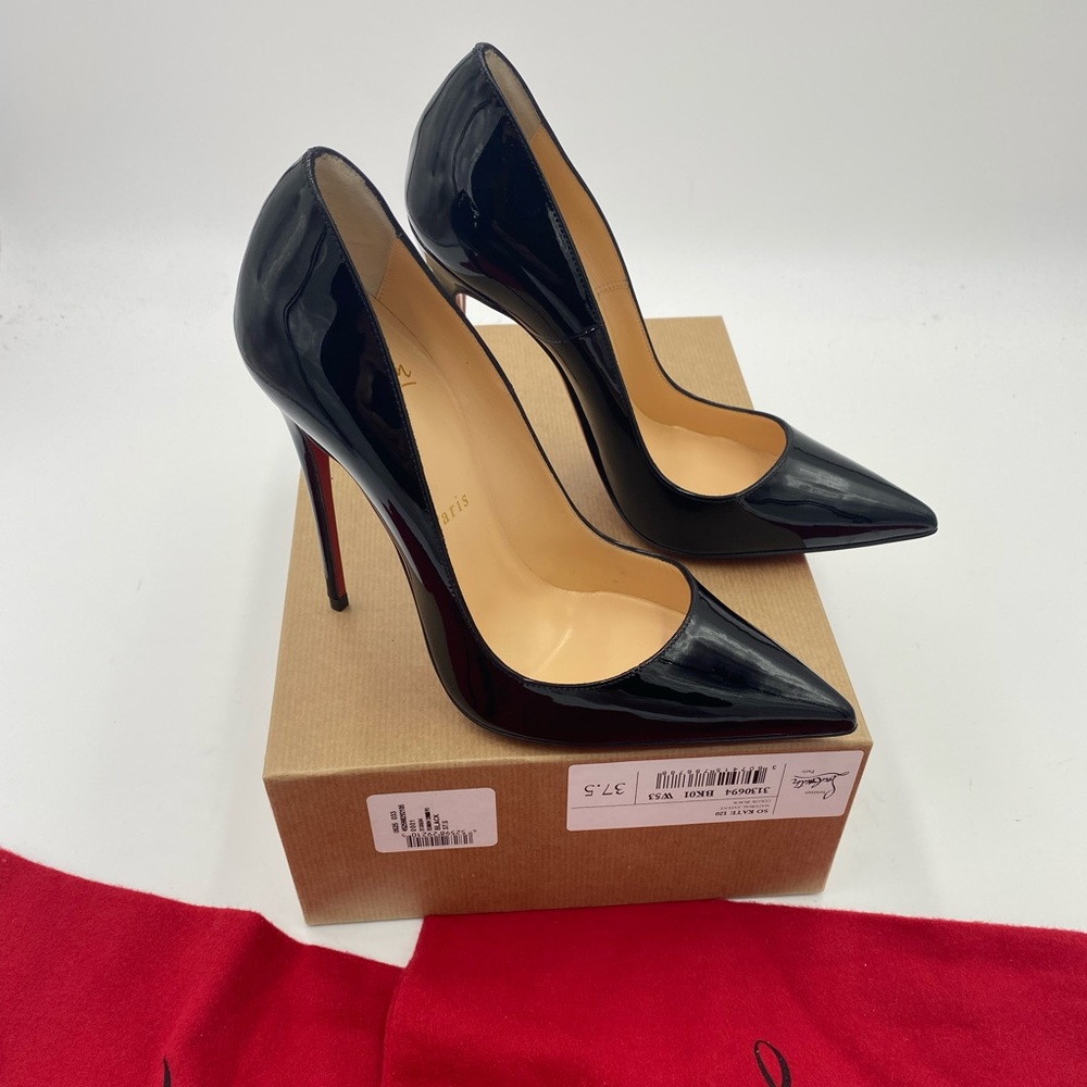 Women’s Christian Louboutin so Kate  120 patent Pumps size 37.5 made in … - Picture 2 of 11